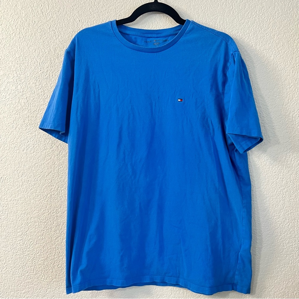 Tommy Hilfiger Vibrant Blue Short Sleeve Tee Large
